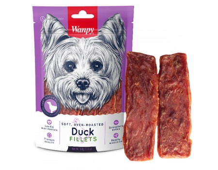 Wanpy Soft Duck Fillets ВАНПІ ФІЛЕ КАЧКИ М’ЯКЕ ласощі для собак, 0.1 кг