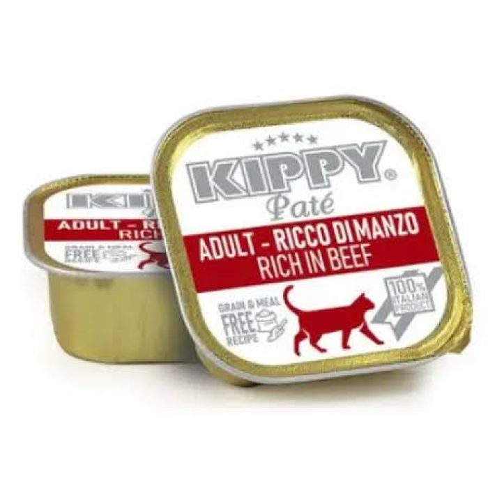 ***Корм вологий KIPPY "Pate Adult Cats Beef" - 90 гр. Паштет з яловичиною. Для котів(термін придатно