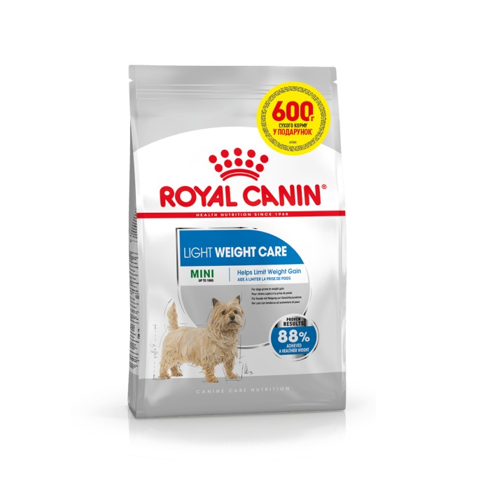 Royal Canin MINI LIGHT WEIGHT CARE  - 2,4кг + 600 г в подарунок