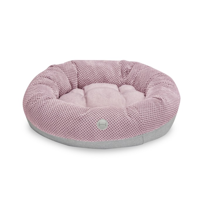 Овальний лежак Harley and Cho Bagel, рожевий, S (60х50 cm)
