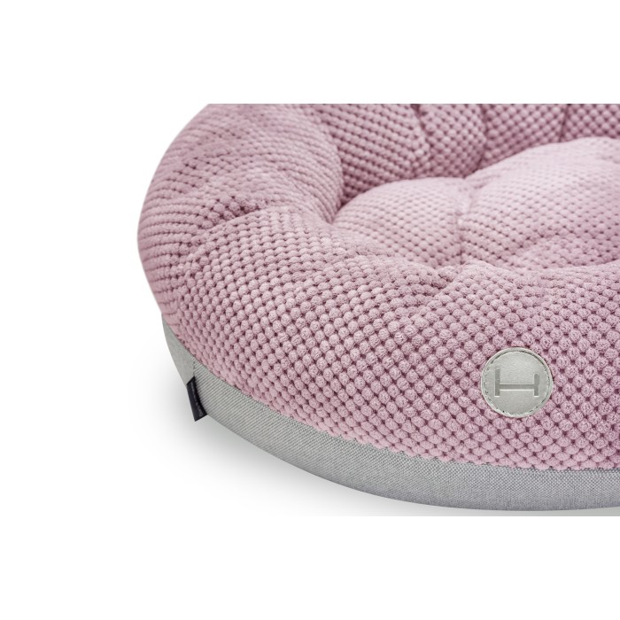 Овальний лежак Harley and Cho Bagel, рожевий, M (75х65 cm)