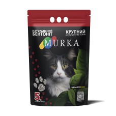 Гігієнічний наповнювач "МУРКА", що поглинає великий (2,5-5,0 мм), 5л