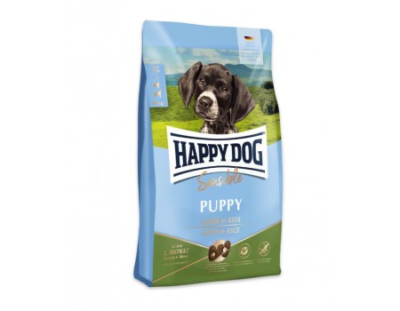 Happy dog  Sens Puppy Lamm  4kg для цуценят віком від 4 тижнів до 6 місяців з ягням