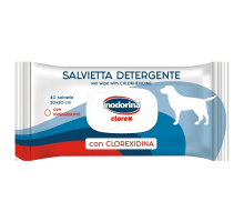 Inodorina Clorex - Влажные очищающие салфетки с хлоргексидином для соб..