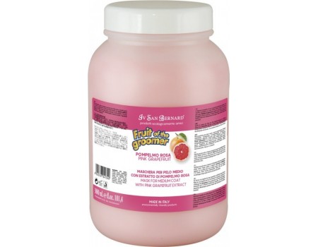 Маска Iv San Bernard Pink Grapefruit для средней шерсти, с грейпфрутом и витамином В6, 3л