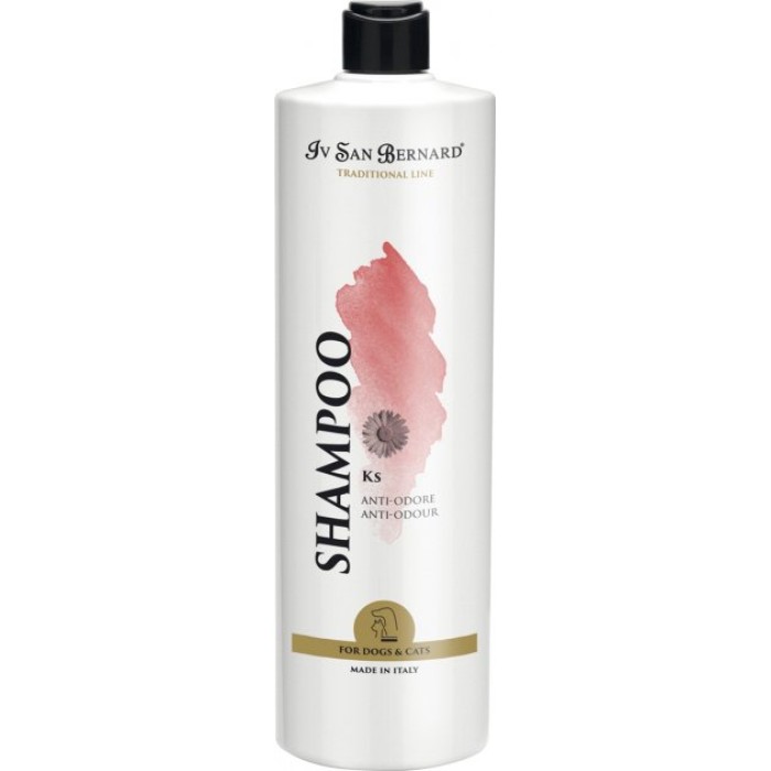 Шампунь Iv San Bernard KS Antismell для устранения неприятного запаха (коты/собаки), 1л