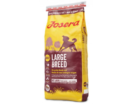 Josera LARGE BREED - сухой корм Йозера Лардж Брид для крупных пород и собак, которые часто плохо пережевывают 15 кг