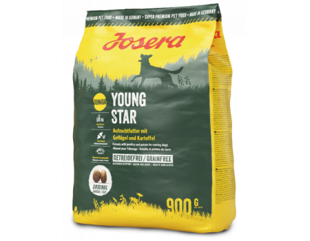 Josera Young Star - беззерновой корм Йозера Янг Стар для щенков и молодых собак 0,9 кг