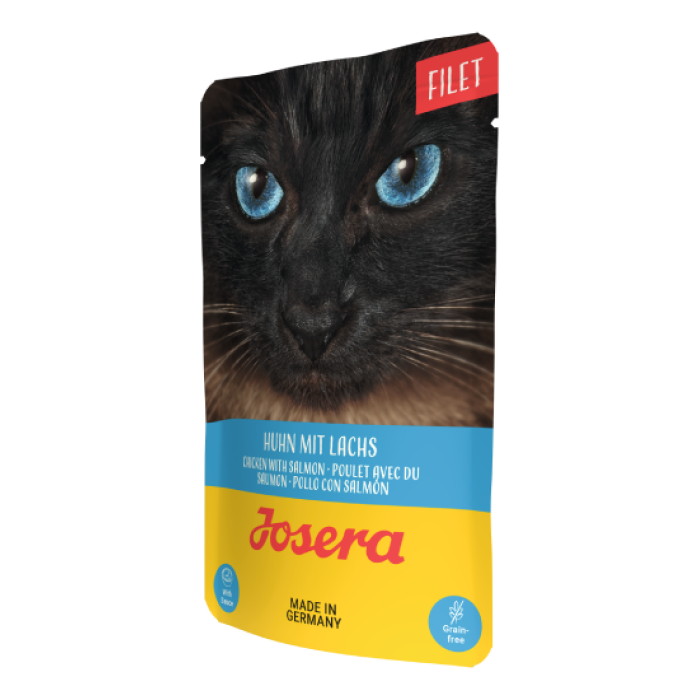 Вологий корм для котів Josera Filet Huhn mit Lachs, філе курки з лососем, 70 г