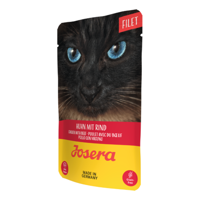 Влажный корм для кошек Josera Filet Huhn mit Rind, филе курицы с говядиной, 70 г