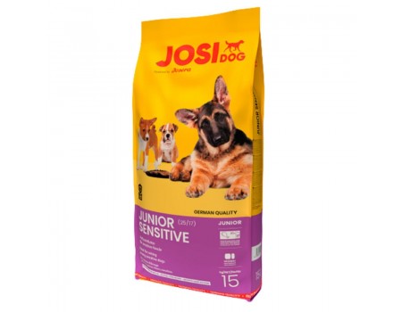 ***Josera JosiDog Junior Sensitive для молодих чутливих собак 15кг(термін придатності 09.2026)