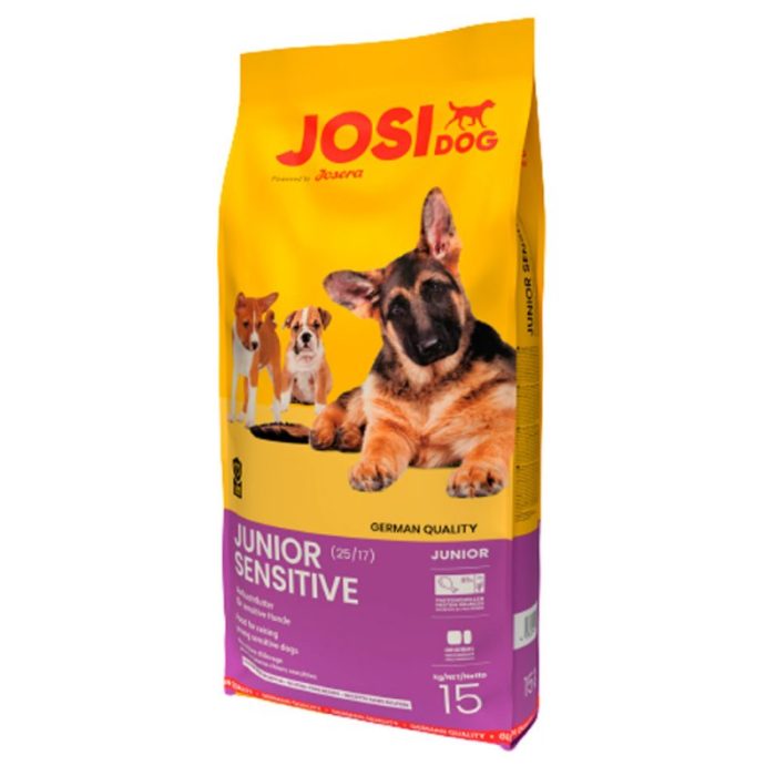***Josera JosiDog Junior Sensitive для молодих чутливих собак 15кг(термін придатності 09.2026)