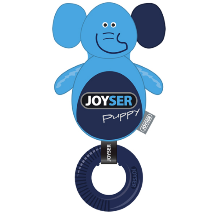 Іграшка для цуценят JOYSER Elephant with Ring СЛОН З КІЛЬЦЕМ, синій/блакитний