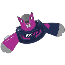 Игрушка для собак JOYSER Mini Squirrel МИНЫ БЕЛКА, розовый/фиолетовый