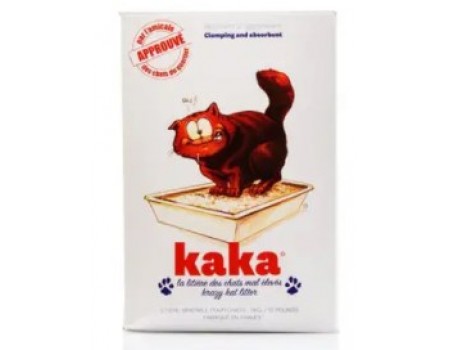 КАКА Bentonite cat litter Бентонітовий наповнювач для котячих туалетів (для неслухняних котів), 5 кг
