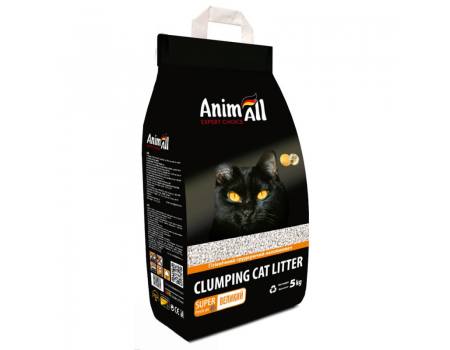 AnimAll  Наполнитель для кошачьего туалета крупная фракция Бентонитовый комкующий 5 кг (6 л)