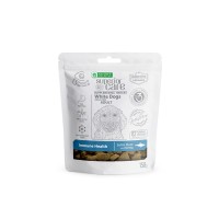 Беззернові ласощі Nature's Protection Superior Care White Dogs Immune Health, підтримка імунітету собак світлих забарвлень, оселедець, 150 г
