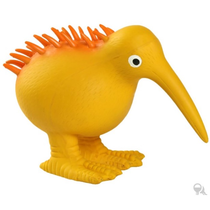 Іграшка латексна для собак Whistle Kiwi Walker 13.5cm помаранчева