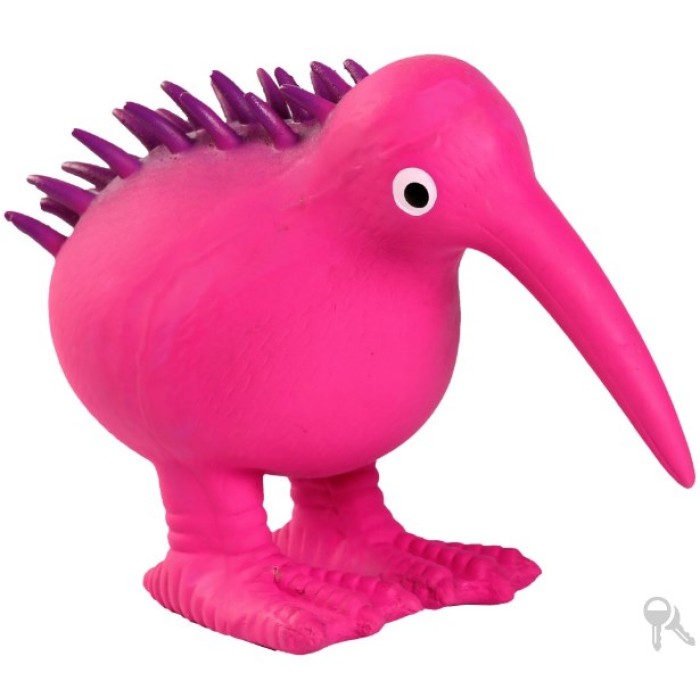 Іграшка латексна для собак Whistle Kiwi Walker 8.5cm Рожева