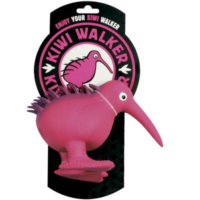 Іграшка латексна для собак Whistle Kiwi Walker 8.5cm Рожева
