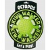 Игрушка для собак Kiwi Walker «Осьминог» зеленый, 13 см  - фото 2