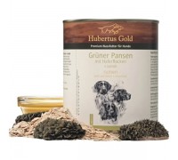 Вологий корм HUBERTUS GOLD Grüner Pansen mit Haferflocken, рубець з пл..