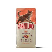 Корм сухой Carnilove True Fresh Beef Sterilised для стерилизованных кошек, говядина, 6 кг