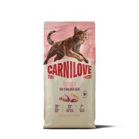 Корм сухой Carnilove True Fresh Turkey Sterilised для стерилизованных кошек, индейка, 6 кг