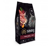 Корм Savory Adult Cat Steril Fresh Turkey and Duck, для стерилизованны..