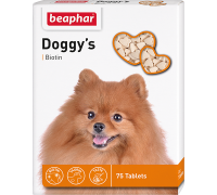 Beaphar Кормова добавка Doggy + Biotine для собак, 75 табл...