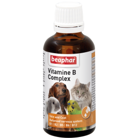 Beaphar Кормовая добавка Vitamine B Complex для всех домашних животных..