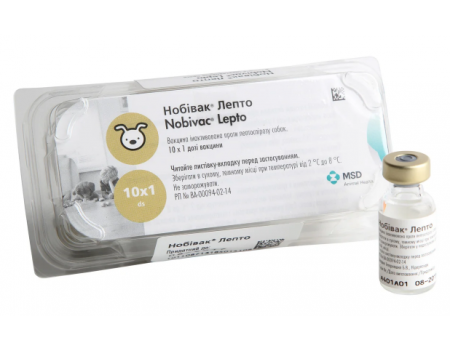 Нобивак Lepto — вакцина против лептоспироза собак, Intervet