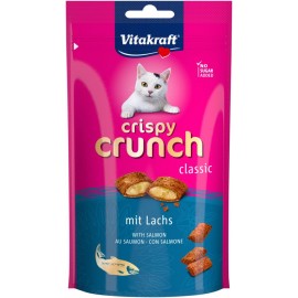 Подушечки для кішок Crispy Crunch Лосось, 60 г..