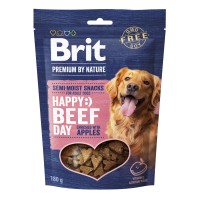 Ласощі для собак Brit Premium Semi-moist Snacks Beef with Apples напіввологі з яловичиною і яблуками, 180г