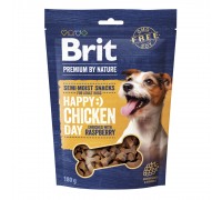 Ласощі для cобак Brit Premium Semi-moist Snacks Chicken with Raspberry..