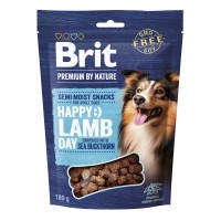 Ласощі для собак Brit Premium Semi-moist Snacks Lamb with Sea Buckthorn напіввологі з ягням і обліпихою, 180г