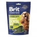 Ласощі для cобак середніх порід Brit Premium Dental Snacks M з колагеном і спіруліною, 180 г