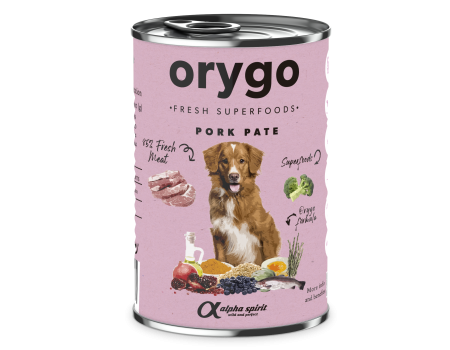 Консерва для собак Orygo PORK BROCCOLI Ориго свинина из брокколи, 400 г