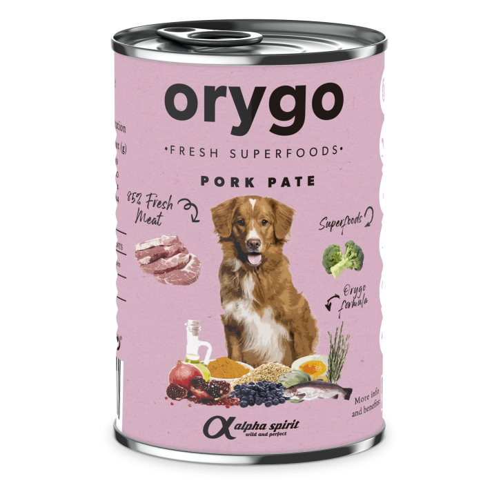 Консерва для собак Orygo PORK BROCCOLI Оріго свинина з брокколі, 400 г