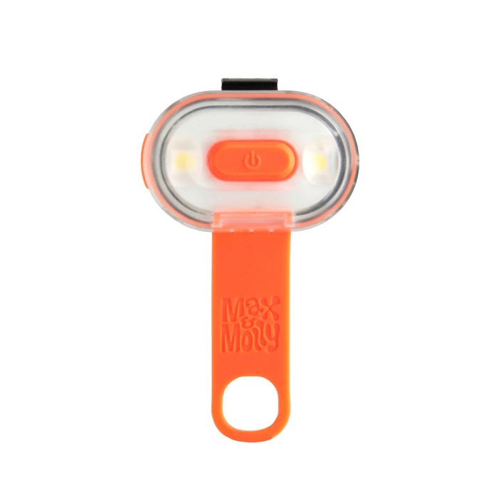 Фонарик Max&Molly Matrix Ultra LED - Safety, силикон, оранжевый