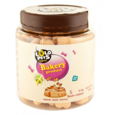 "Lolopets" Classic Bakery S бісквіти для собак зі смаком банана, 210г