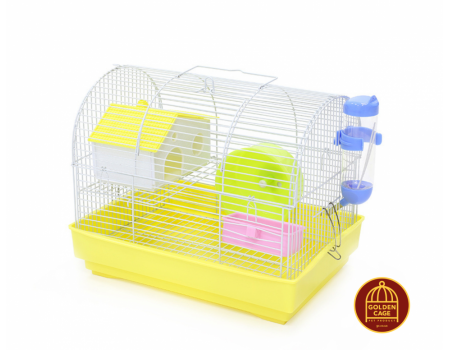 Золотая Клетка для грызунов емаль 33х23х26 см хлебница