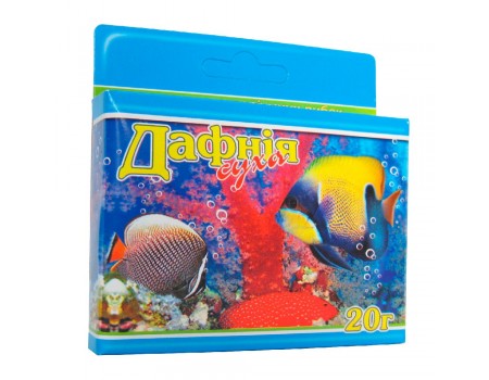 "Дафния" коробка, Лори, Сухой универсальный корм  для всех видов небольших аквариумных рыб любого возраста 20г