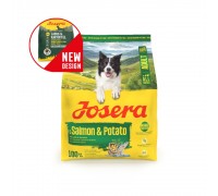 Сухий корм Josera Adult Lachs & Kartoffel для дорослих і активних соба..