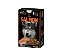 Ласощі для собак Alpha spirit DOG NATURAL SNACK SALMON/ Натурал Снек, ..