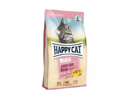Happy Cat Minkas Junior Care сухой корм для котят с птицей, с 13-й недели жизни 0,5kg