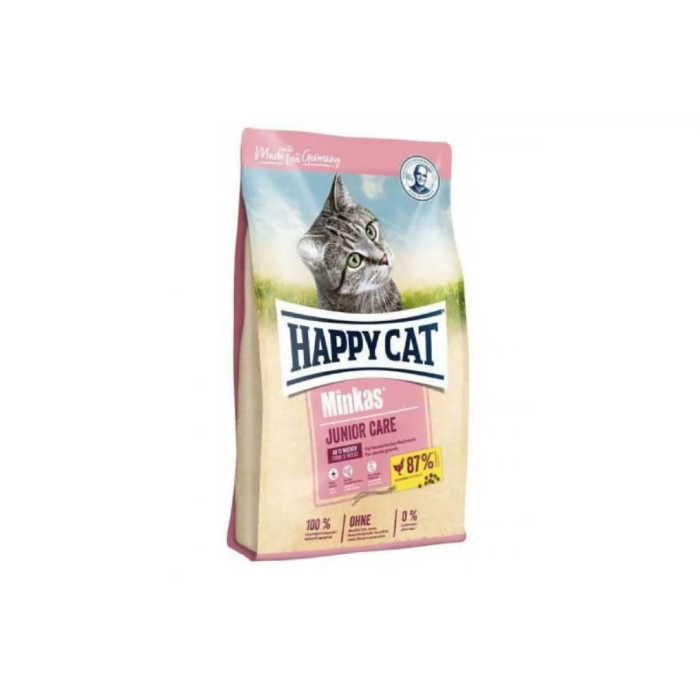 Happy Cat Minkas Junior Care сухой корм для котят с птицей, с 13-й недели жизни 0,5kg