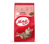 Сухий корм Мяу! для дорослих котів, ніжний кролик, 11 кг..