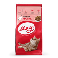 Сухий корм Мяу! для дорослих котів, ніжний кролик, 11 кг