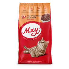 Сухий корм Мяу! для дорослих котів, яловичина, 14 кг